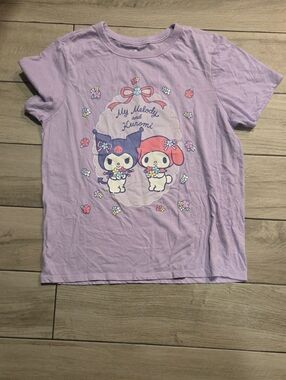 Sanrio Lavender My Melody & Kuromi Floral Graphic Tee